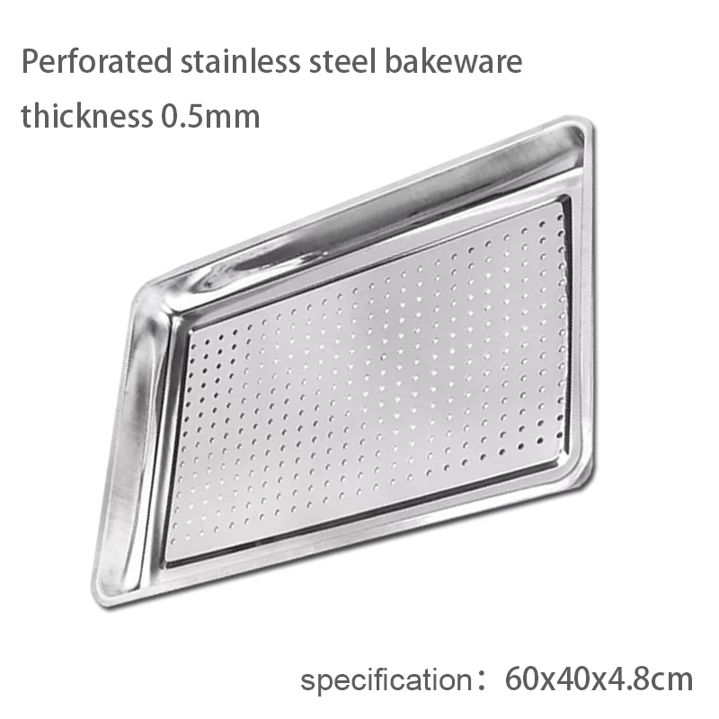 Factory price Steel Perforated GN Pan Restaurant cake tray baking Perforated  food GN Pan
