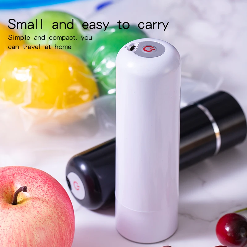 Rechargeable Handy Vacuum Sealer Mini Plastic Bag Sealing Machine Handheld Mini Home Vacuum Food Sealer