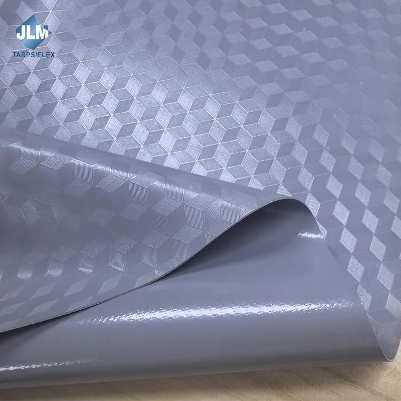 Блоккаут/затемнение 850gsm с ПВХ покрытием брезент Ripstop тканая крышка крыши грузовика анти-УФ огнестойкая универсальная