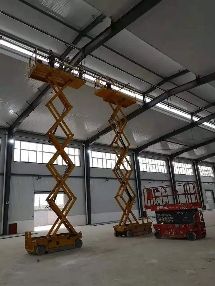 4-18m adjustable work platform portable Aerial Work Platform Lift Table Scissor Lift Trolley Hydraulic