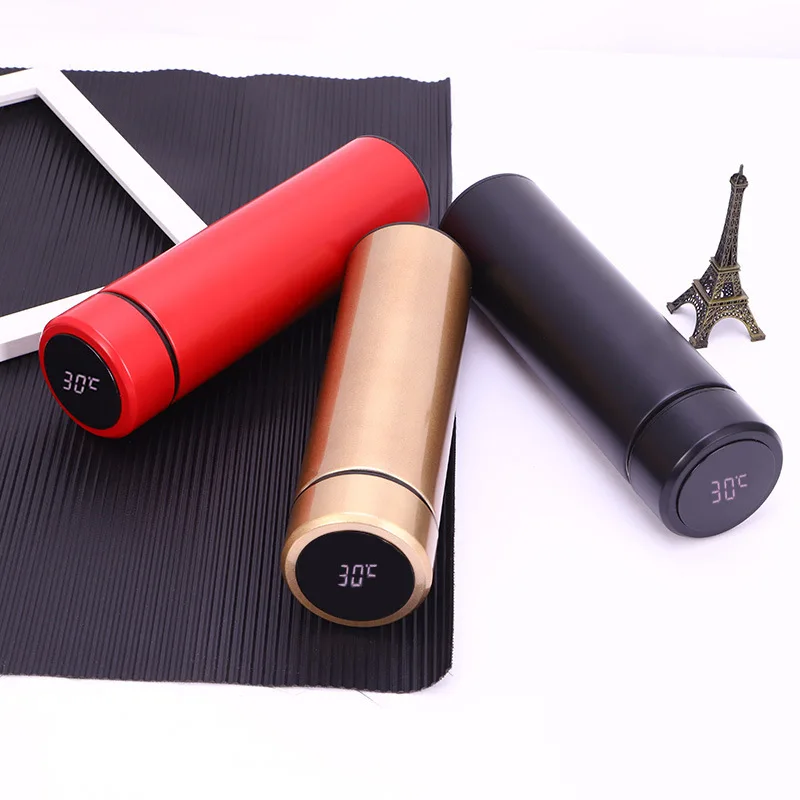 High Quality LED Temperature Display Smart Water Bottle Travel Vacuum Flask Insulated Thermos