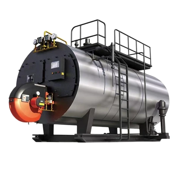 Golden Supplier Water Fire Tube WNS Type Industrial LPG Steam Boiler With German Famous Brand Saacke Burner