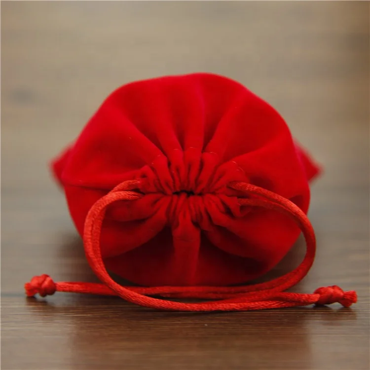 Wholesale High Quality Custom Velvet Gift Bags/Velvet Gift Pouches/Velvet Drawstring Pouch Bag Jewelry Bag