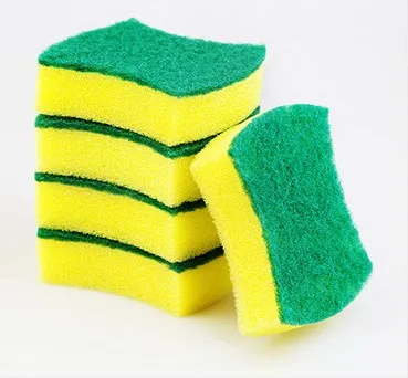 Two side Household Cleaning Kitchen Dish Sponges scouring pad PU foam dish washing sponge_5