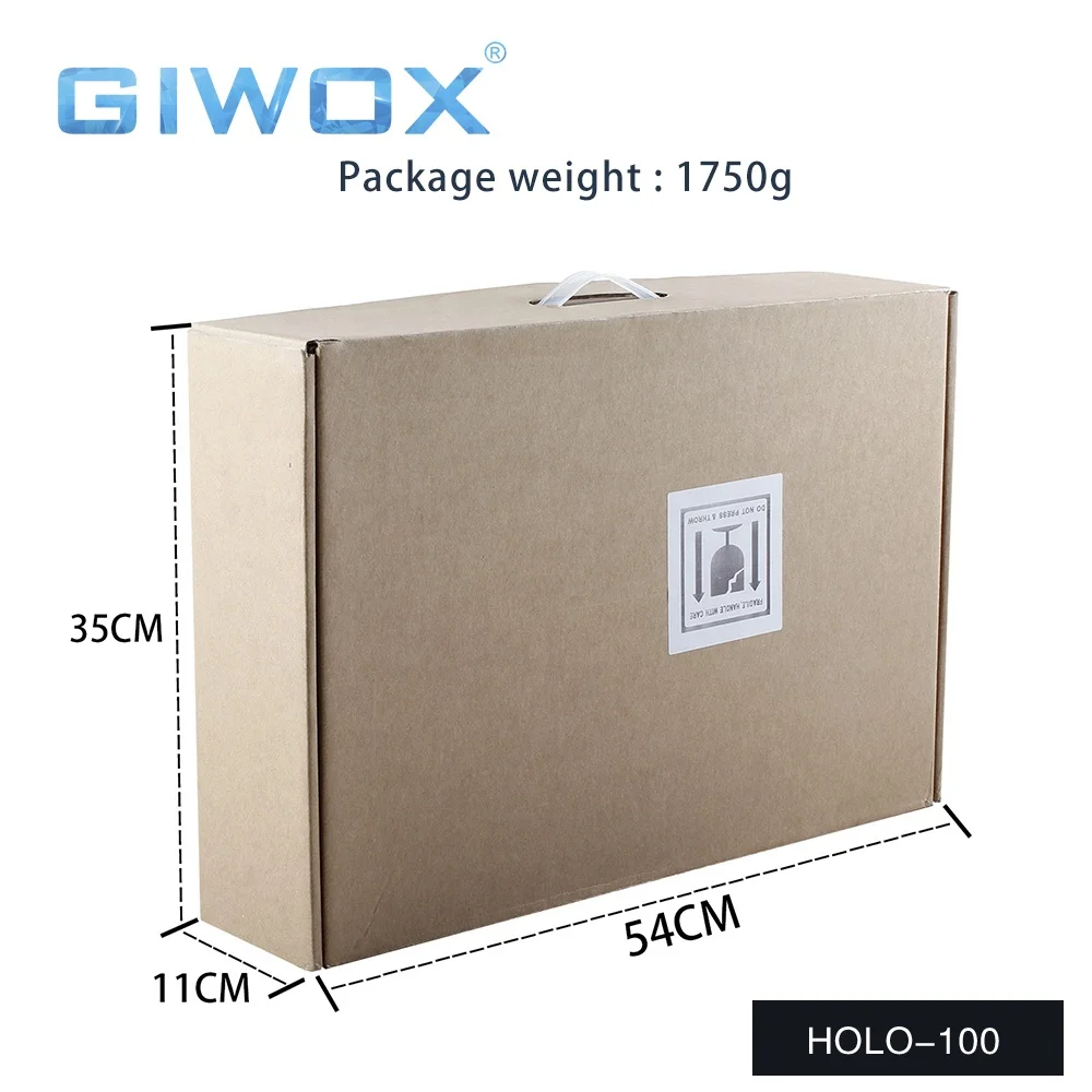 Giwox Шэньчжэнь 100 см 4 лезвия 1024 * пикселей высокое разрешение Wifi /App/ Icloud управление 3D Голограмма светодиодный рекламный вентилятор