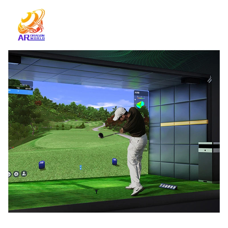 2024 Hot-Selling Indoor Golf Simulator Virtual Golf Game for Entertainment Amusement Park