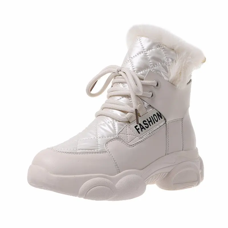 Women Winter fashion Shoes Footwear Warm Outdoor Fur Ladies Boots