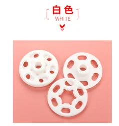 plastic button two parts sew-on plastic press studs snap button for garment accessories