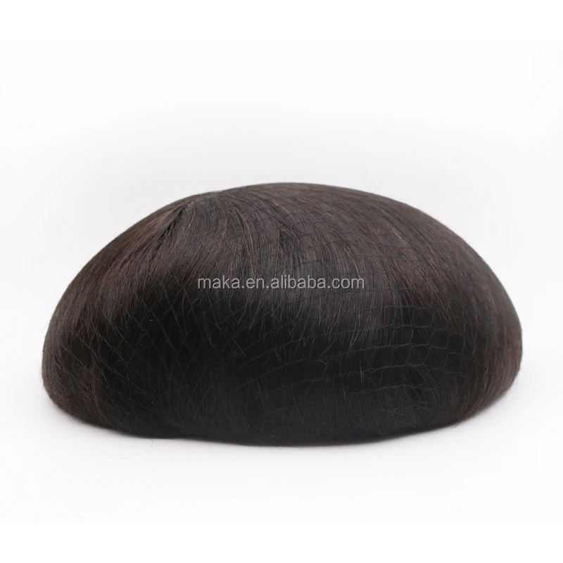 men lace toupee human hair wig
