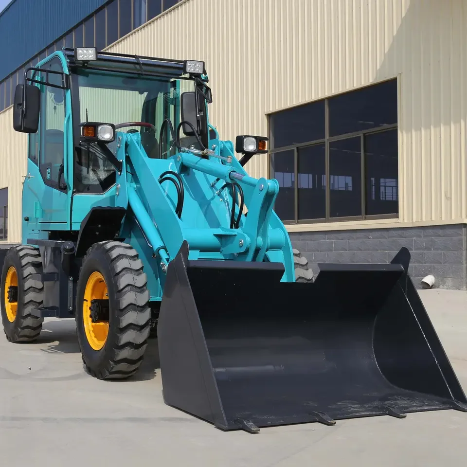 Free Parts Rent mini wheel loader jcb backhoe loader 1 ton 2 ton 3 ton loaders in Germany for sale