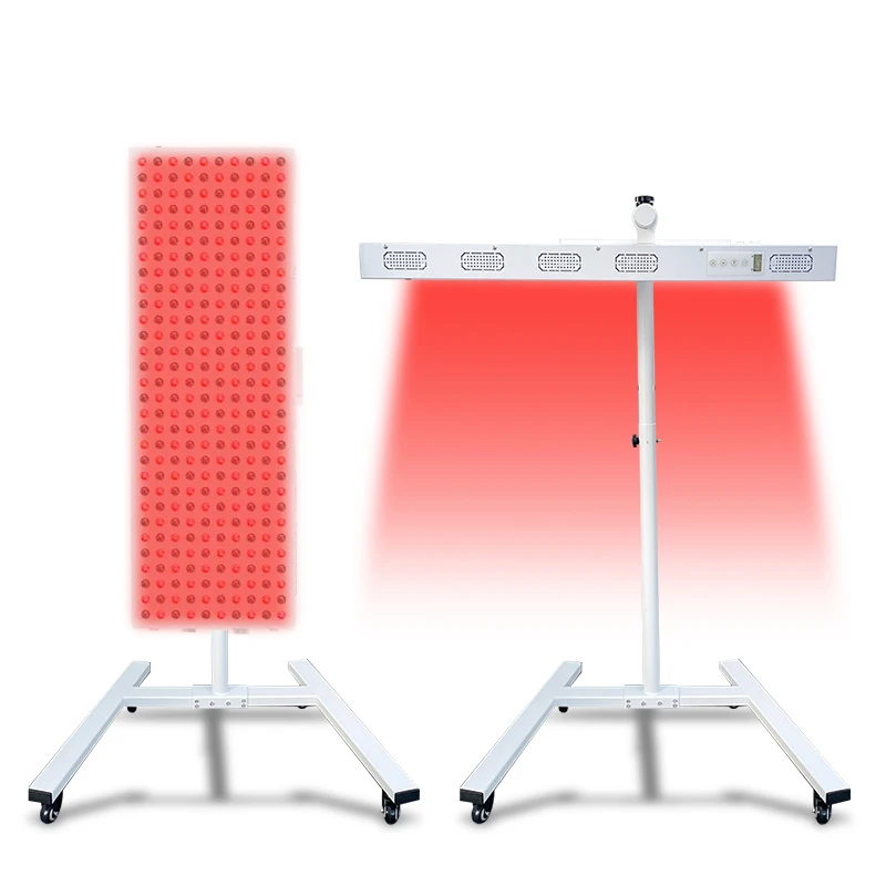 Standing Pulsing 4 Wavelengths 1500w 660nm 850nm Infrared Led Red Light Slimming Machines Full Body Red Light Therapy Panel