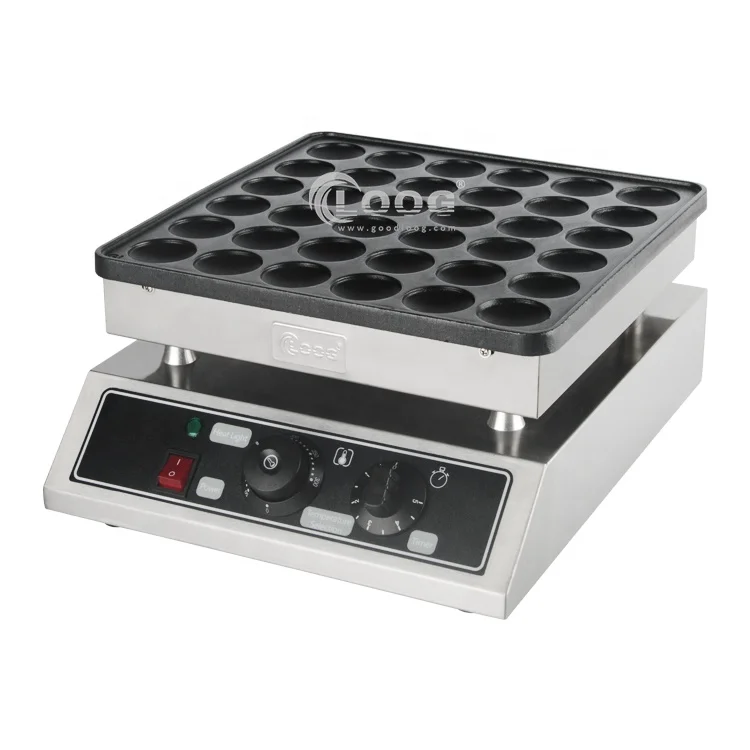 36 Holes Hot Sale Street Food Small Pancake Maker Professional Mini Pancake Maker Dutch Pancake Maker Machine
