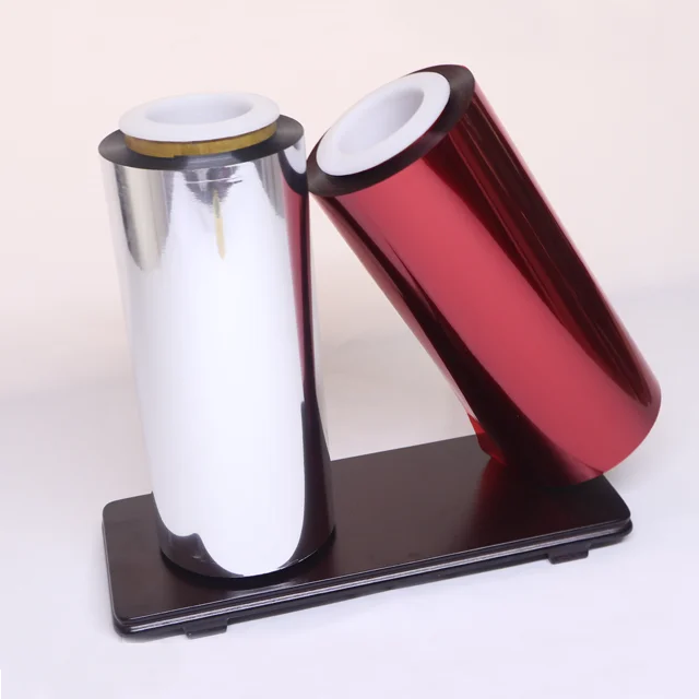 Wholesale 6 um Double Side Aluminum Metallic Coated Metallized PET Mylar Polyester Film