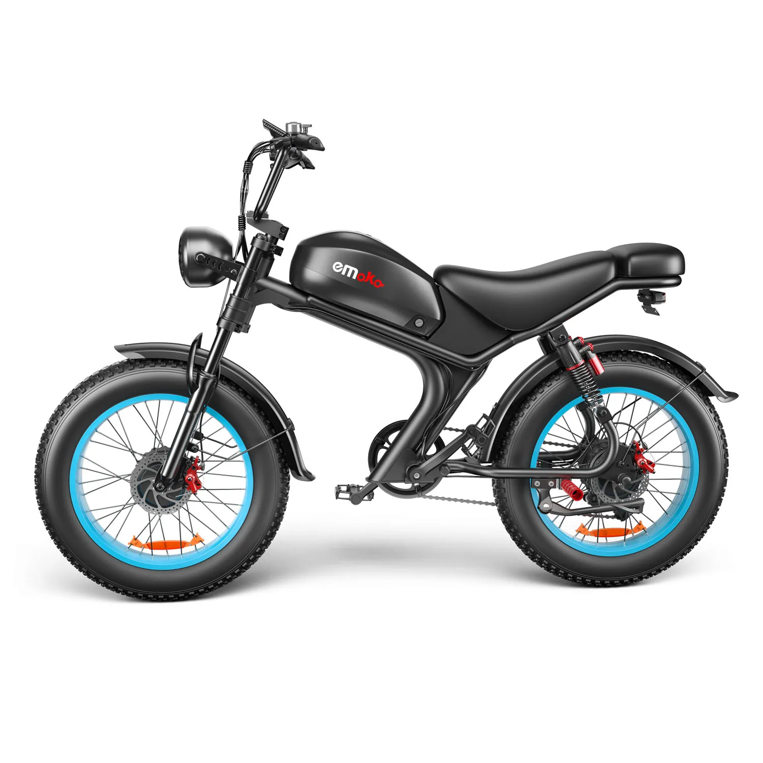Wholesale Emoko C93 48V 1000w fatest fat tire ebike fat wheels dual suspension mountain adult electric bike for men