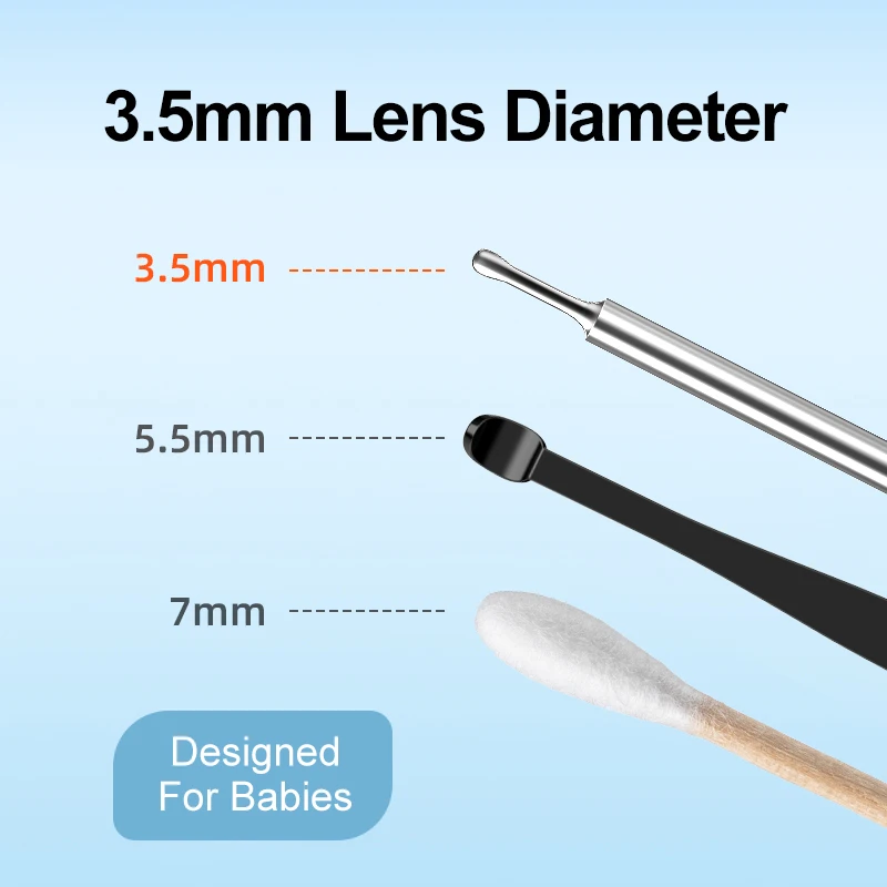 X9 5MP HD Pixels Camera Hot Sell Earwax Cleaning Otoscope Endoscope Camera for Mobile Phone