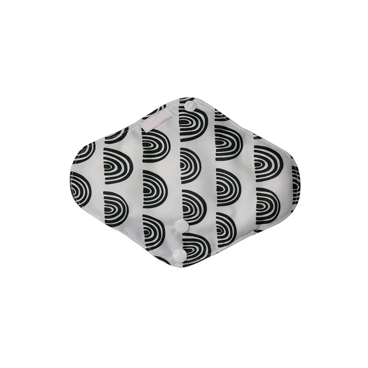 Моющиеся Многоразовые женские органические бамбуковые хлопковые экологически чистые гигиенические менструальные прокладки