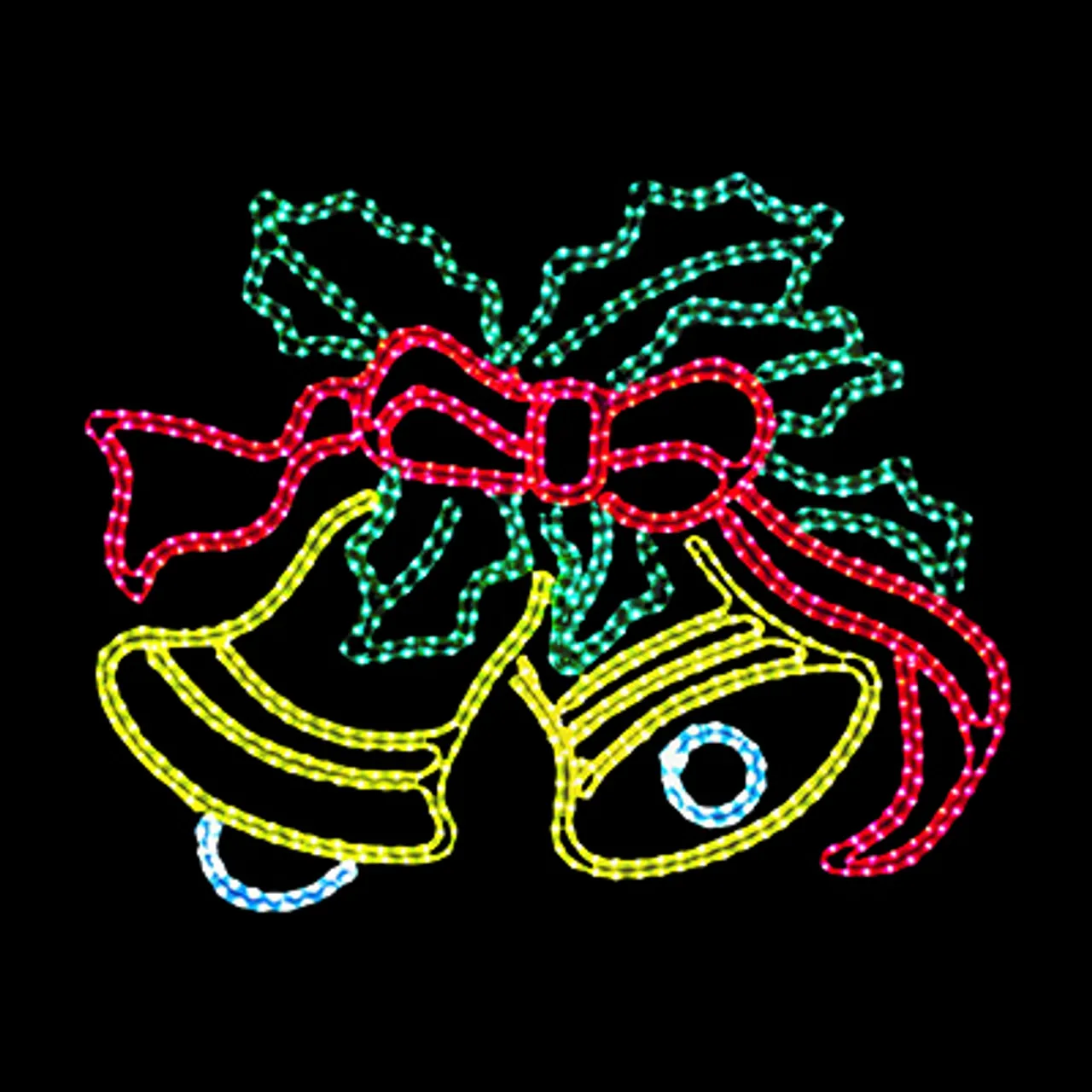 2D Multi-Color LED Rope Light For Xmas Decoration