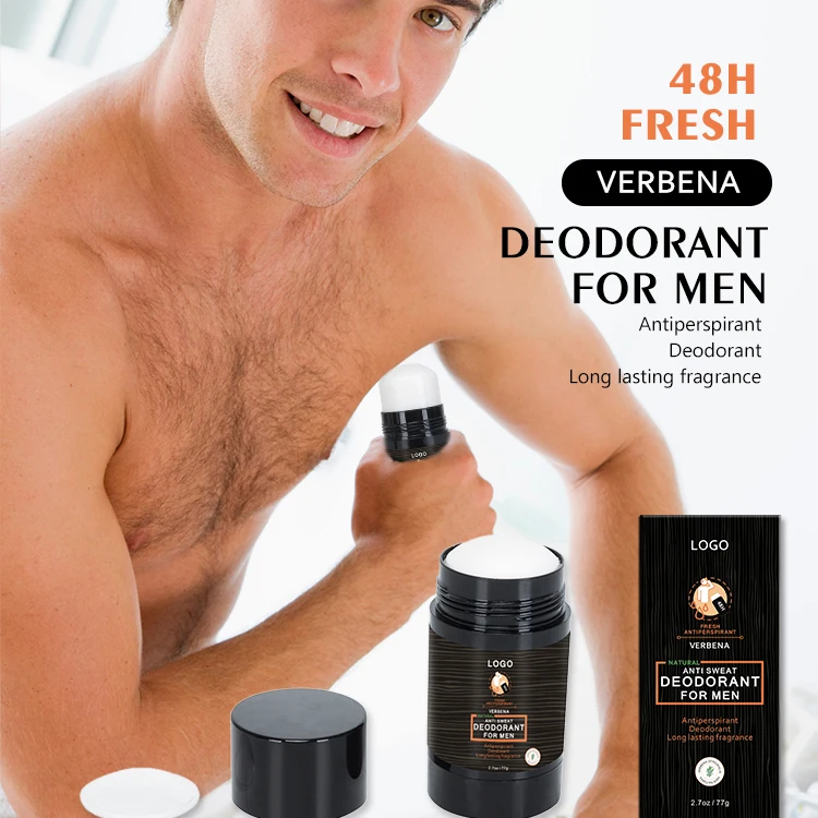 white organic body deodorant private label custom 55g aluminum free deodorant