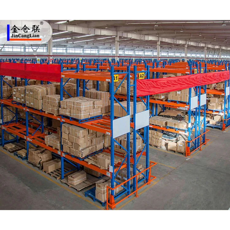 Narrow Aisle Heavy Duty Metal Warehouse Drive In Pallet Rack Double Deep Pallet Racks For Pallets