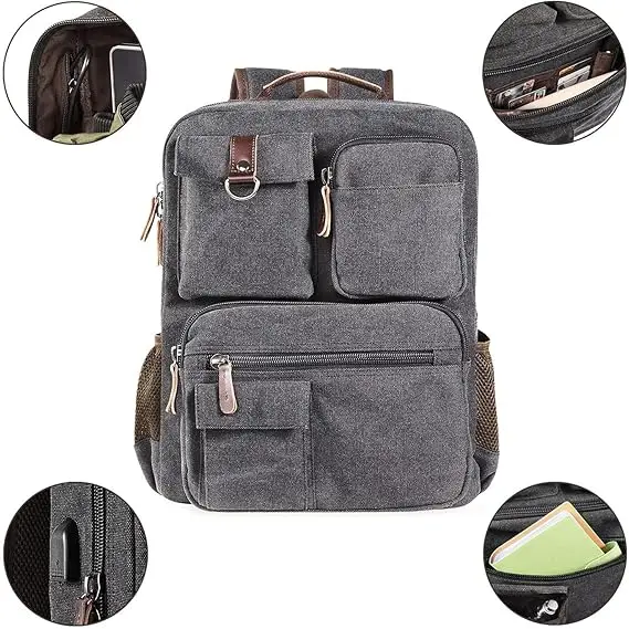 Quick Access Front Pocket Waterproof Laptop Backpack Premium Laptop Bag for 15 Inch Notebooks with Padded Protection