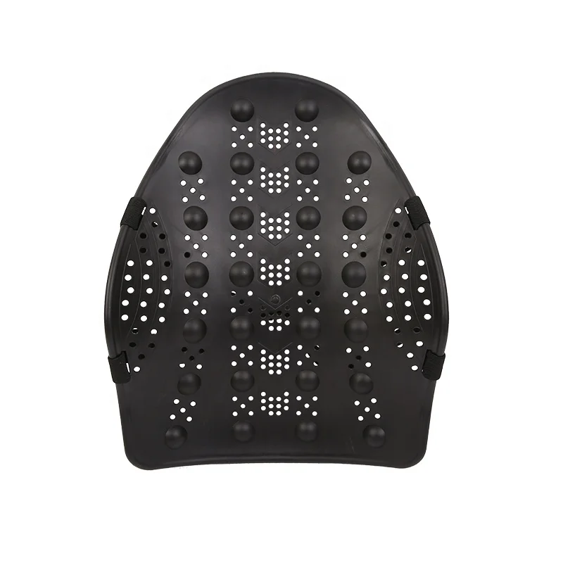 plastic ergonomic massaging car seat chair back support