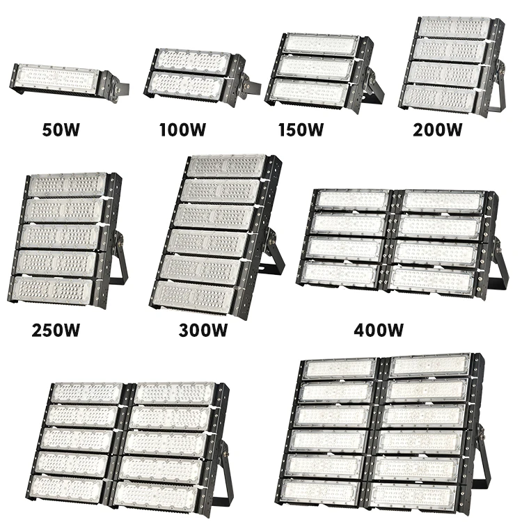 New Ip65 Waterproof Aluminum Tennis Courts High Mast Lights 400w 500w 600w Stadium Led Flood Light
