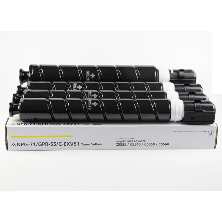 NPG-72/GPR-56/C-EXV52 Тонер для копировального аппарата совместимый с ИК-АД C7565/7570/7580