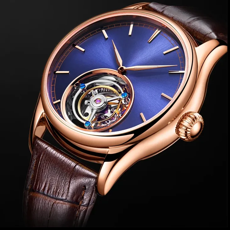 Механические часы с турбийоном из нержавеющей стали вашим логотипом