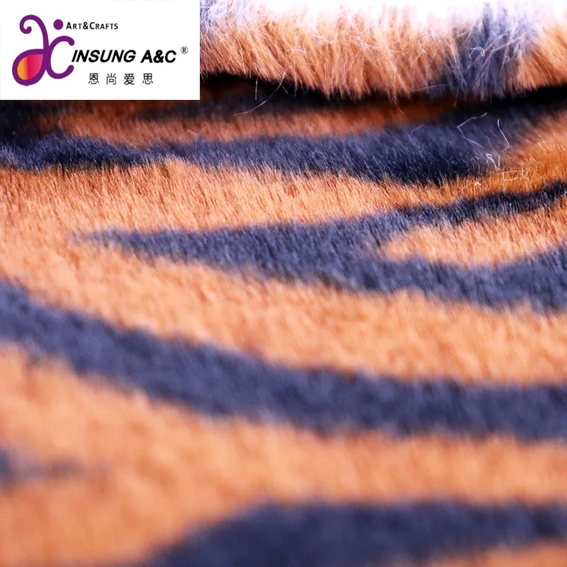 Hot Sale Soft  Make-to-order Printed Artificial Rabbit Fur Fabric for Soft Cover