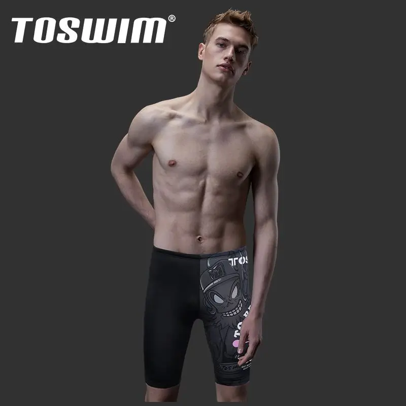 Mens Swimwear UPF 50+ Swim Aquashort Beach wear Swim Jammer For Men Swim short