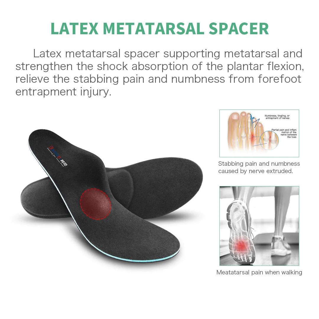 Ready Made Flatfoot Orthopedic Corrector Soft Comfortable Insoles Sneakers Outer Linner Sole Shoe Pad Insole Maker
