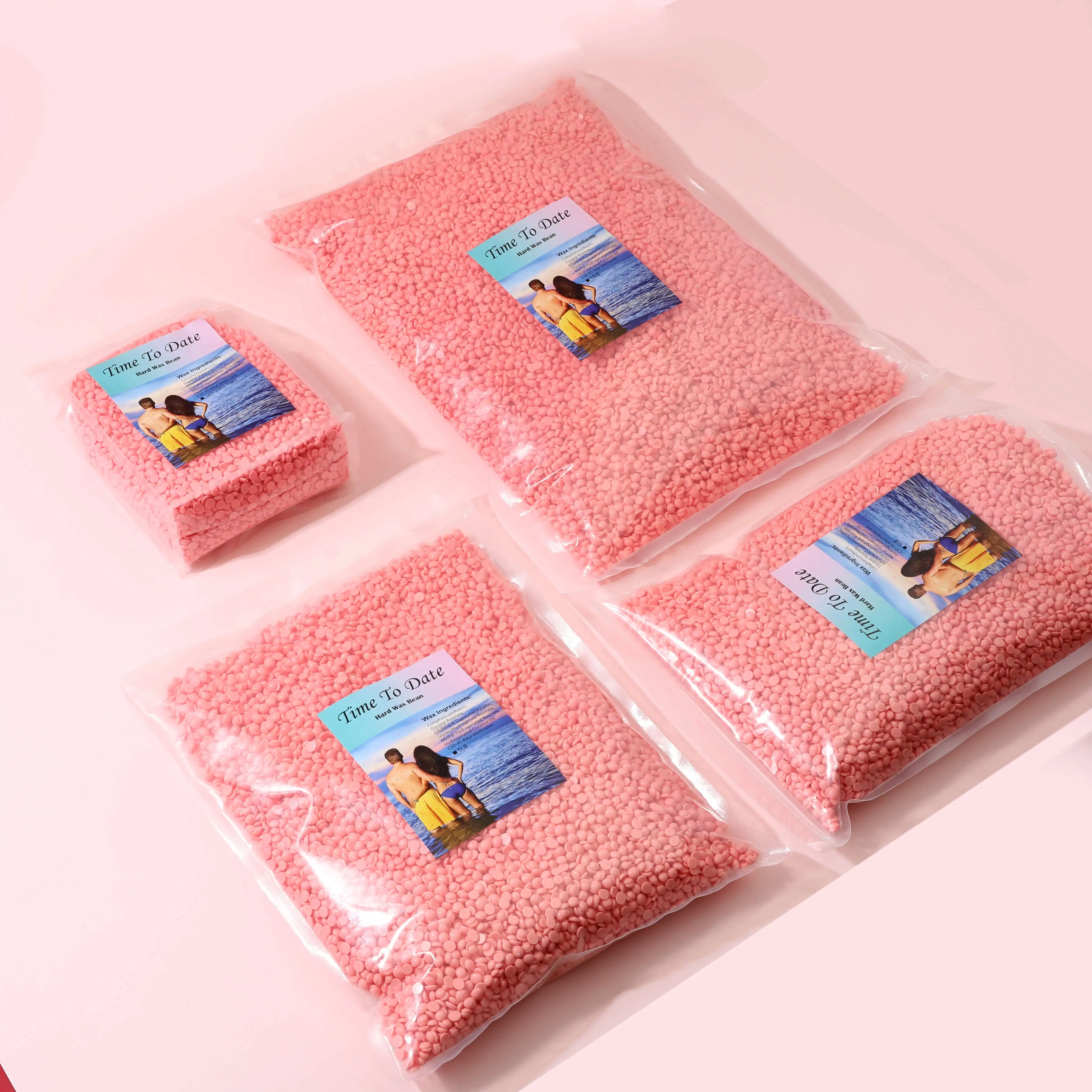 Doll Wax 10lb Hair Removal Sensitive Skin Body Facial Brazilian Bikini and Legs Refill Women Men pink rose Wax Beans