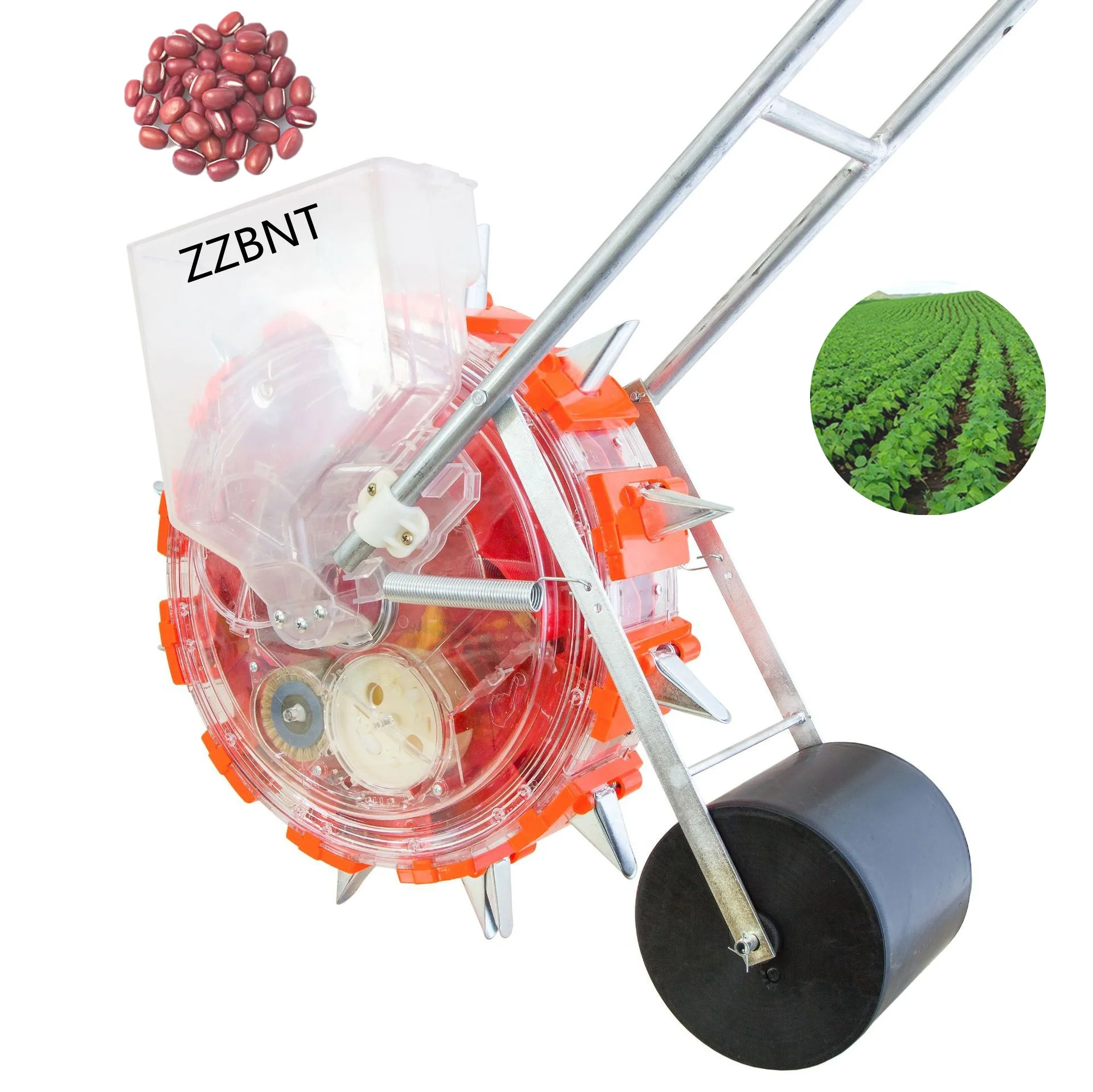 Household Hand Push Planter Minimanual Corn Peanut Fertilizing Planter
