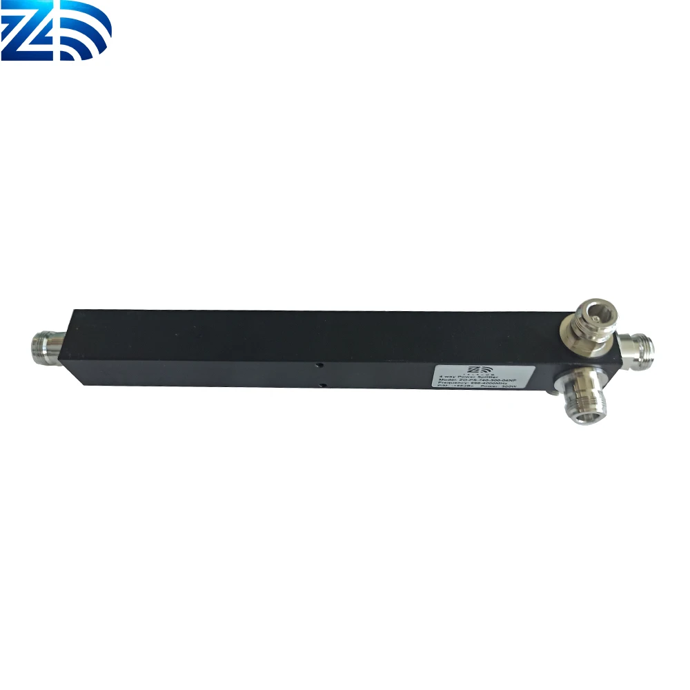 ZD Brand 300w 5g 4 Way divider For Cavity Dual Band power splitter with N female connector