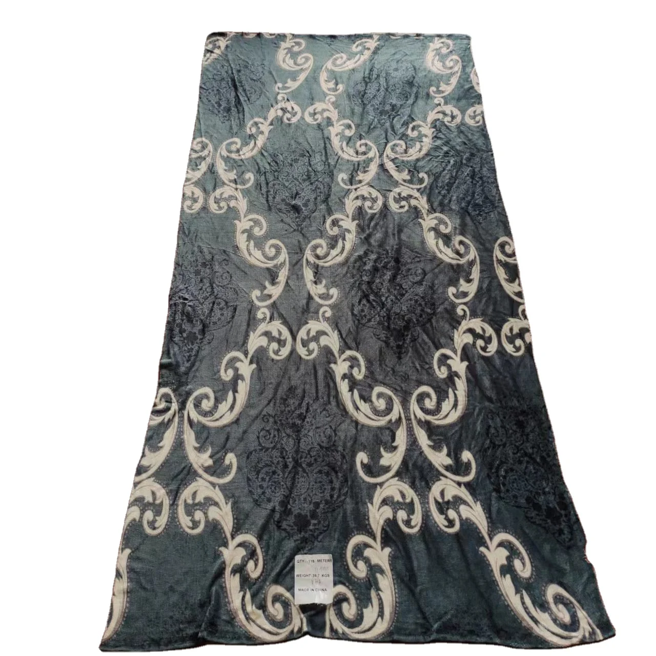 Supplier Black Bottom Fabric Material Single-Sided Printed Flannel Fabrics From China