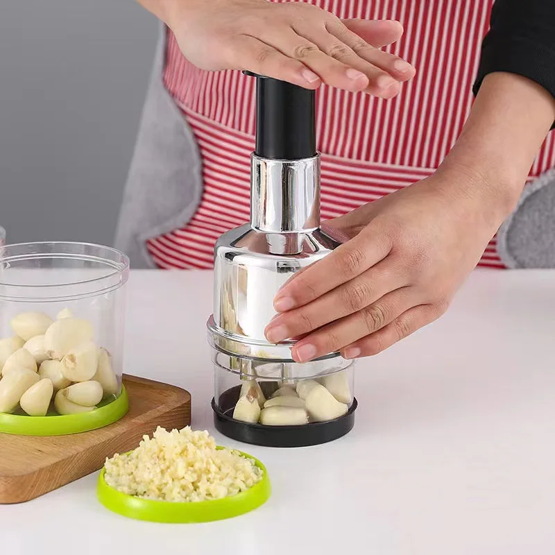 Multifunctional Manual  Cutter Mini Handheld Chili Garlic Carrots Press Crusher Blooming Onion Slicer Vegetable Chopper