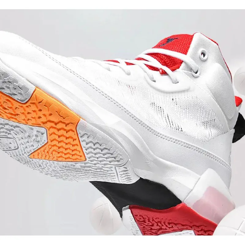 High quality outdoor exercise shoes solid sole basketball boots fashion design high cut men basketball shoes men big size