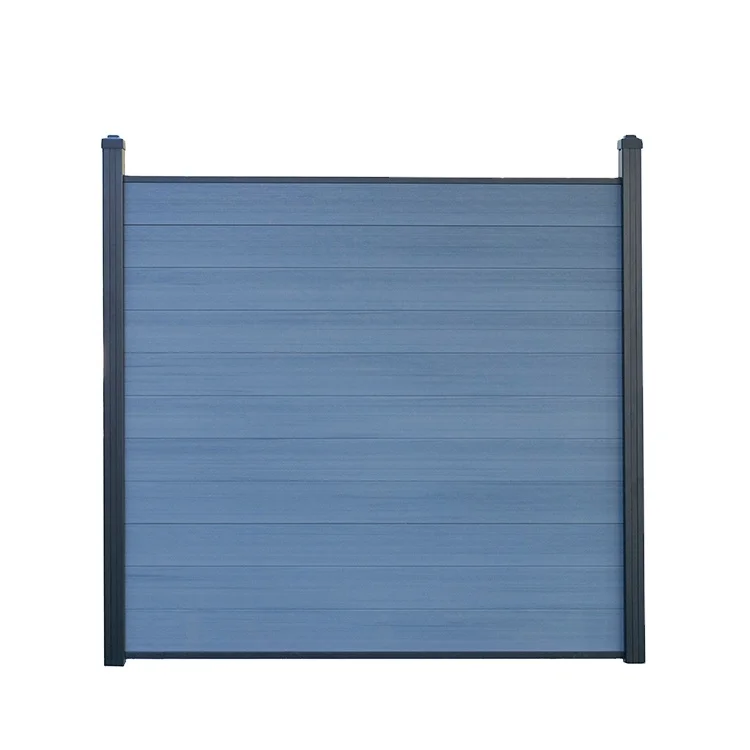 China Outdoor Vertical Windbreak Modern Gate Fence Design Wpc Garden Wood Fence Panels Wholesale