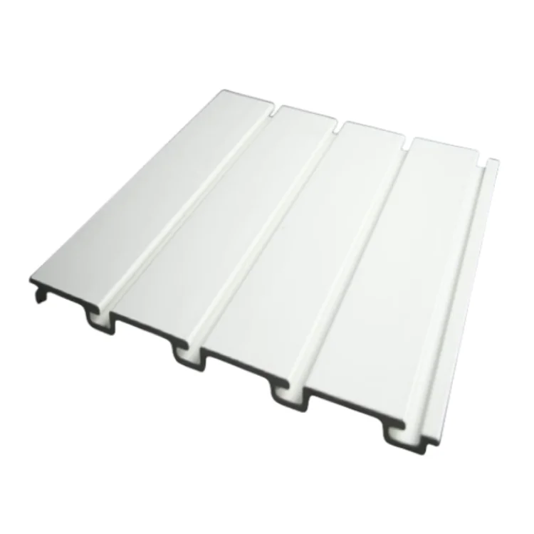 Moisture-Proof Easily Cleaned Hidden Fastener  PVC Wall Panels Slatwall Panel