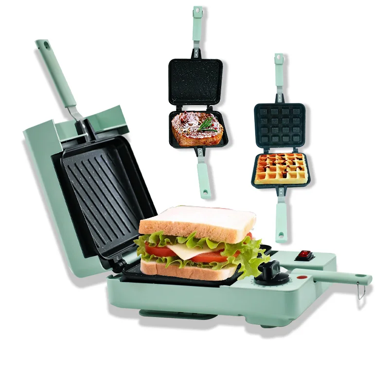Contact Grill Electric Grill Sandwich Maker steak skillet Panini Maker For Steak 3in1 sandwich maker steak machine korean waffle