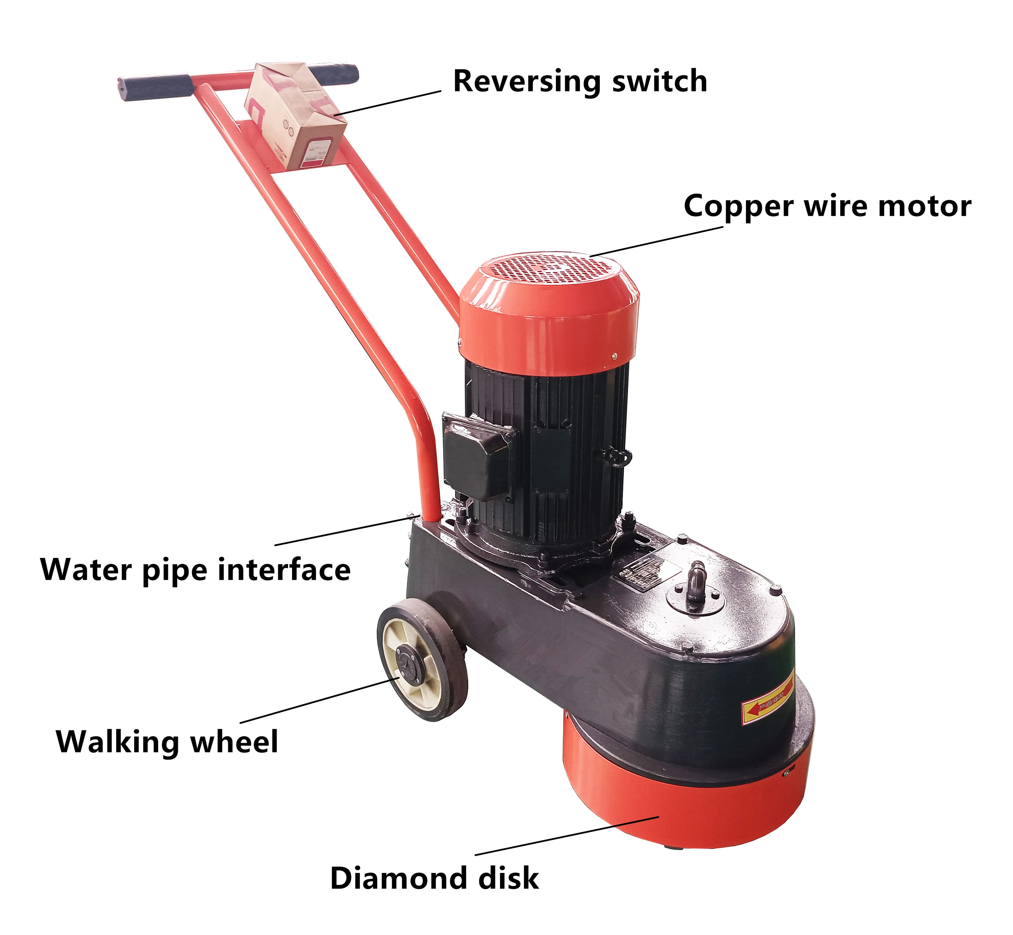 110v 220v 250mm edge concrete floor grinder