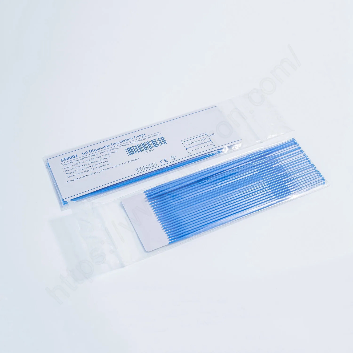 microbiological inoculation loops 200mm length Inoculating Loop Needles PS Material