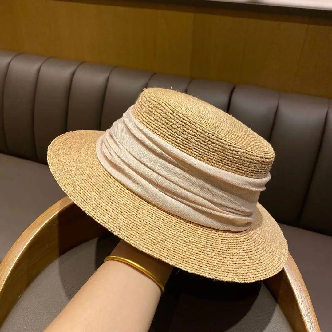 Straw Hat For Women Summer Season Sunscreen Travel Holiday Caps INS Fashion Hot Sell Beach Caps