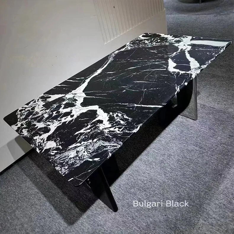 WESOME Luxury Wedding Restaurant Dinning Room Tables And Chairs Set Stainless Steel Base Marble Dining Table For Hotel