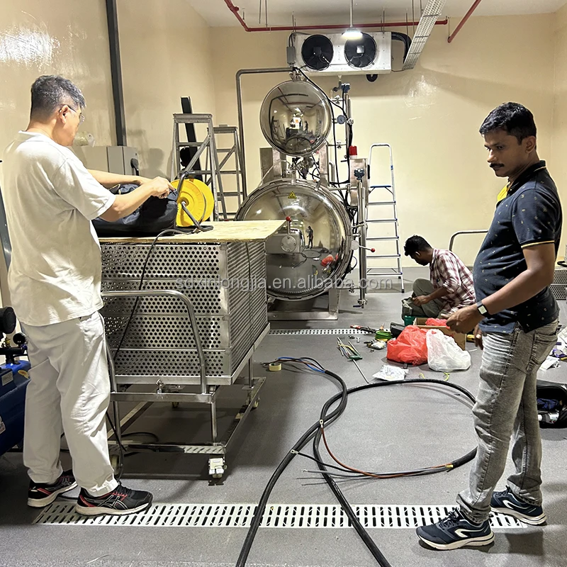 High Quality Temperature Steam Retort Equipment Food Canned Mushroom Autoclave And Sausage