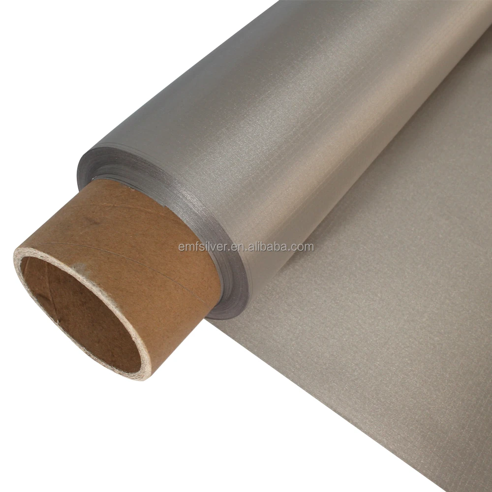 EMI RFID fabric Conductive adhesive Non-woven fabric EMI shield Electromagnetic shielding cloth anti radiation Fabric Diamond ty