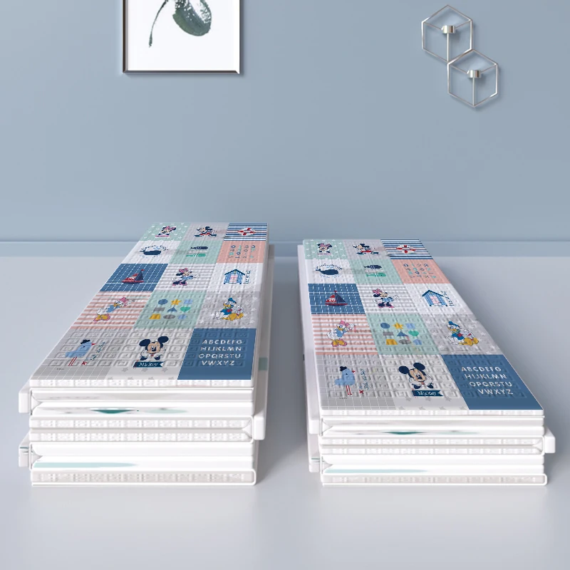 baby bla nket foot print walking learning play and easy foldable washed kids baby play xpe foam play mat custom printed baby mat