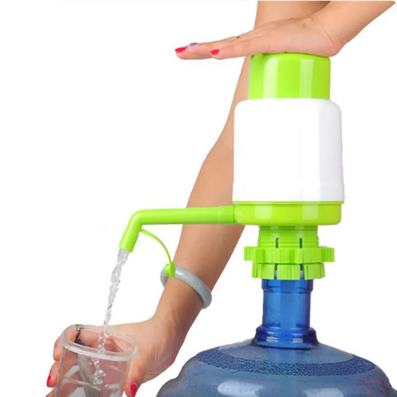 Portable 5 Gallon Hand Press Removable Tube Innovative Vacuum Manual Water Bottle Pump