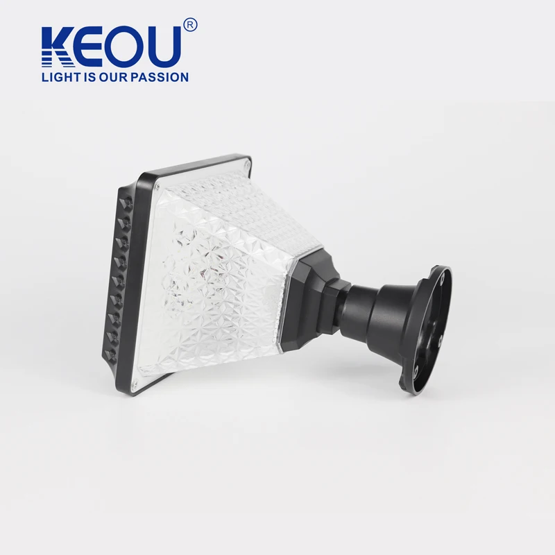 Various shapes electricity consumption IP65 water proof square Pillar Lights garden solar lighting