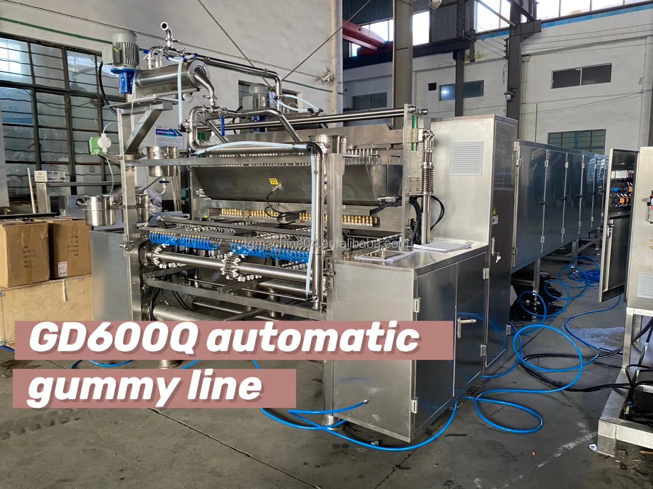  TG New condition starch jelly candy making machine/small gummy bear production line with factory